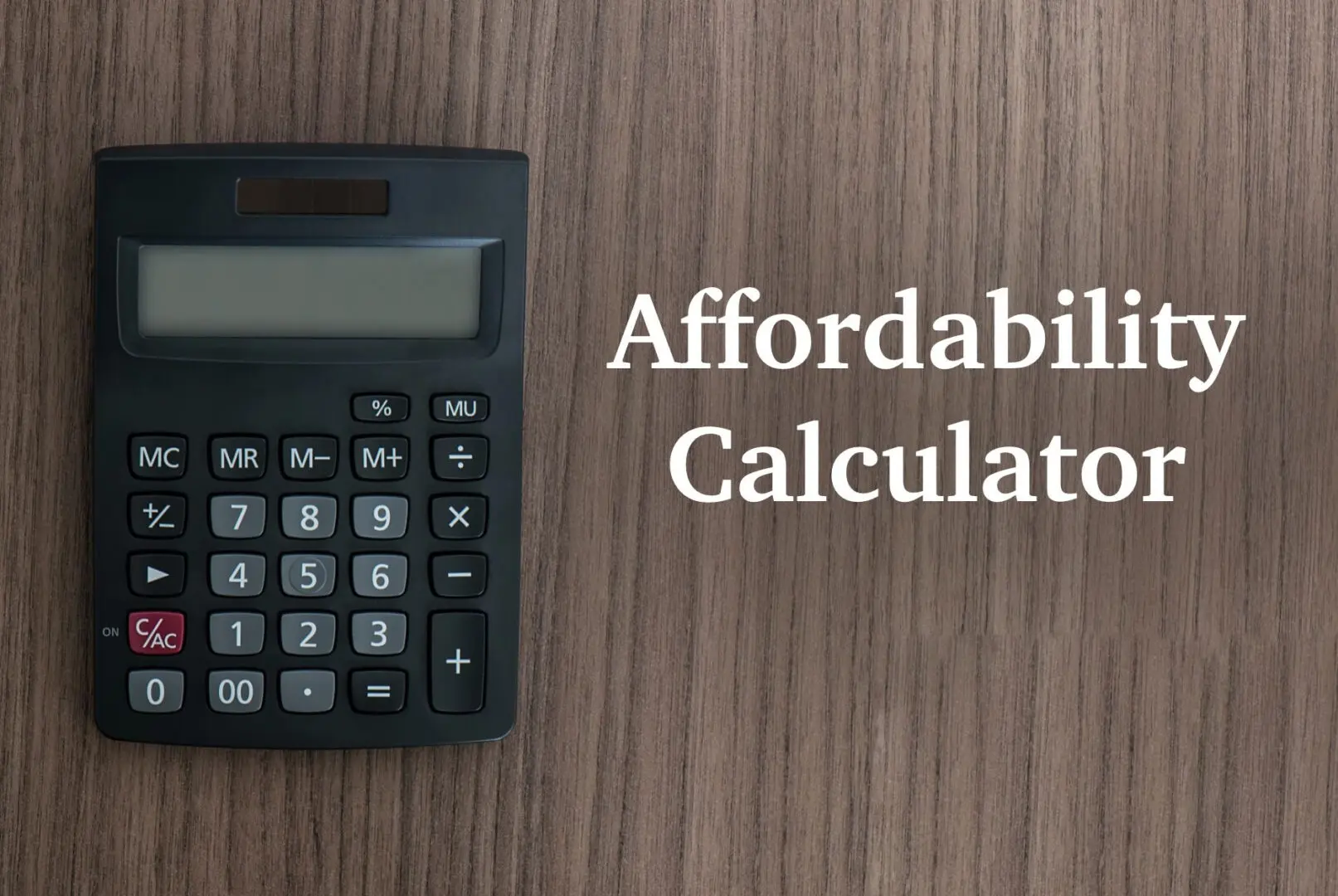 Affordability Calculator